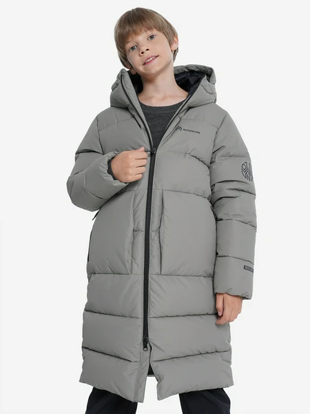 Пальто утепленное, коричневый, арт. 117686out-t3