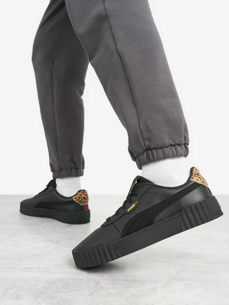 Кеды PUMA Carina 3.0 Animal Flair, черный, арт. 23092