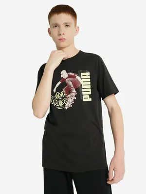 Футболка для мальчиков PUMA Mid90 S Graphic, черный, арт. 688464P0P-01