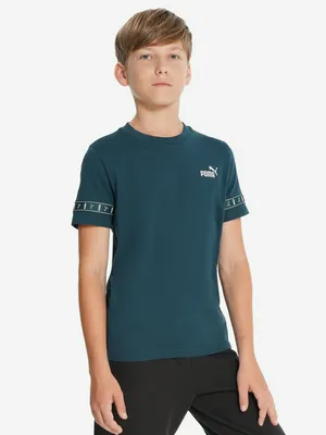 Футболка PUMA Tape Layout, зеленый, арт. 689251P0P-75