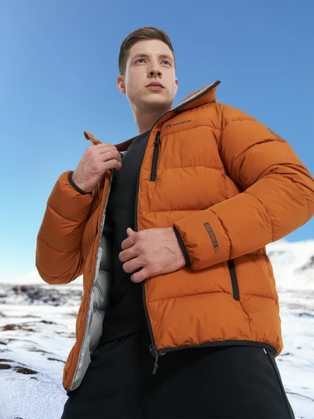 Мужской пуховик Outventure, коричневый, арт. 129889out-d4