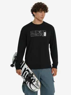 Лонгслив мужской Termit x Spooky Potato, черный, арт. 138566TRT-99