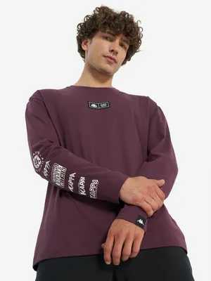 Лонгслив мужской Kappa, красный, арт. 139087KAP-84