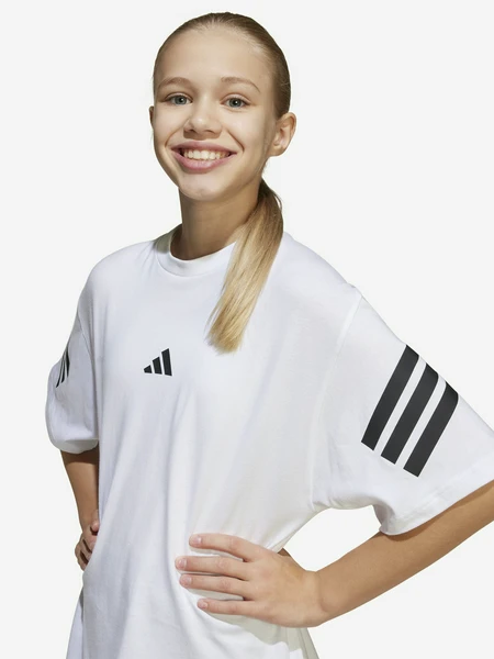 Футболка для девочек Adidas, белый, арт. 23160