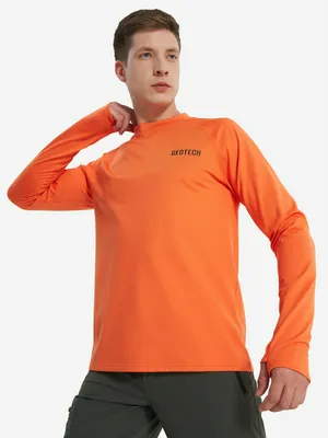 Лонгслив мужской Geotech, оранжевый, арт. 137486G2P-D2