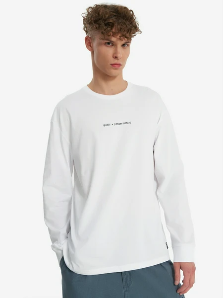 Лонгслив Termit x Spooky Potato, белый, арт. 23219