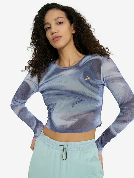 Лонгслив женский, синий, арт. 132898dmx-m1