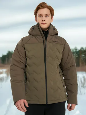 Пуховик мужской Zanier, коричневый, арт. 137465Z08-FF