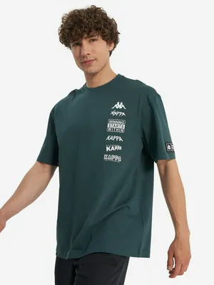 Футболка мужская Kappa, зеленый, арт. 136984KAP-N4