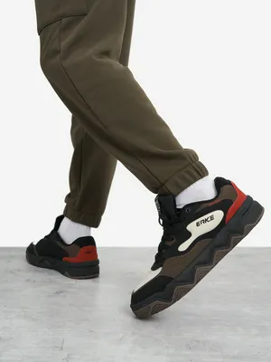 Кеды утепленные мужские Erke Skateboard, черный, арт. 11124421333E1M-006