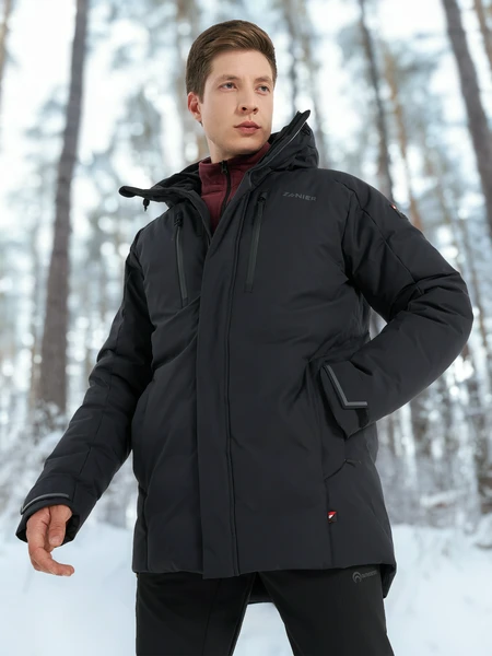 Пуховик мужской Zanier, черный, арт. 23321