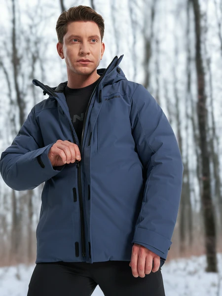 Пуховик мужской Zanier, синий, арт. 23330