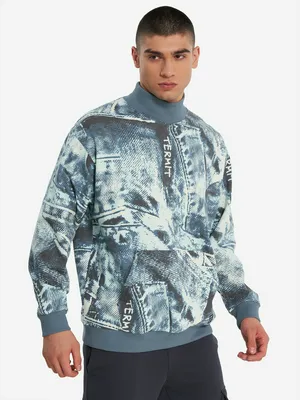 Свитшот оверсайз Termit, синий, арт. 138556TRT-M1