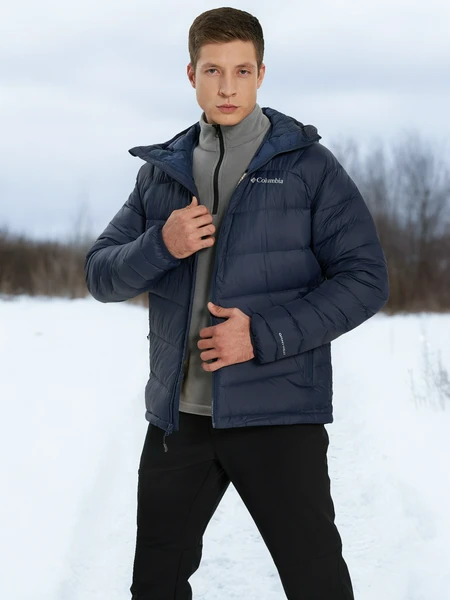 Пуховик Columbia Centennial Creek III Down Hooded Jacket, синий, арт. 2122821clb-464