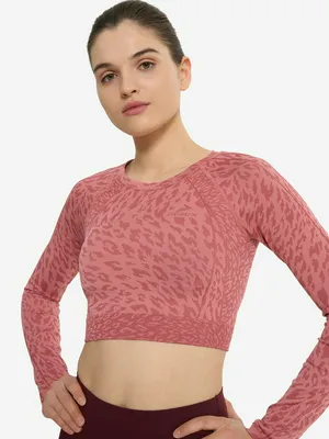 Лонгслив женский Demix, розовый, арт. 133050DMX-KK