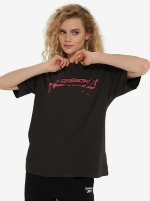 Футболка Reebok Michelle Graphic, серый, арт. 100240992R00