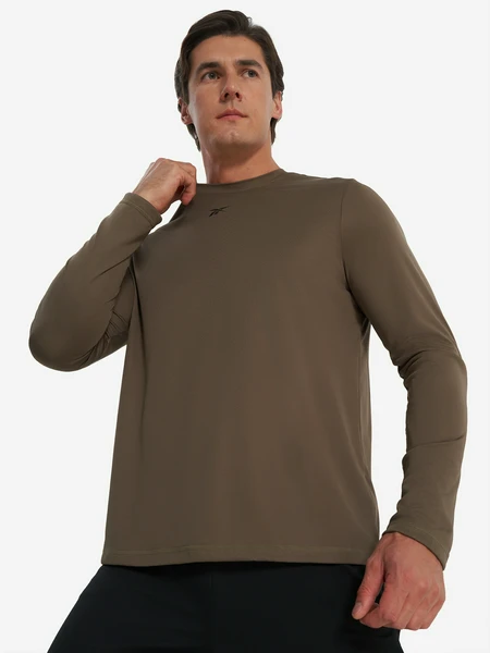 Лонгслив мужской Reebok ID Train, коричневый, арт. 23414