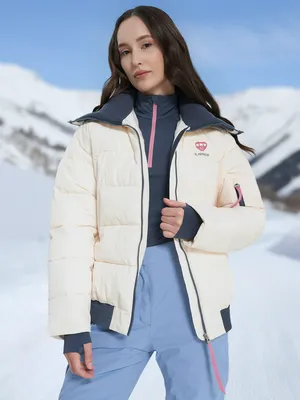 Пуховик женский Glissade, желтый, арт. 137722GSD-Y0