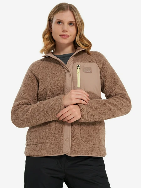 Джемпер флисовый, коричневый, арт. 23423