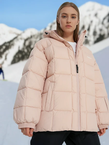 Пуховик женский Termit, розовый, арт. 23429