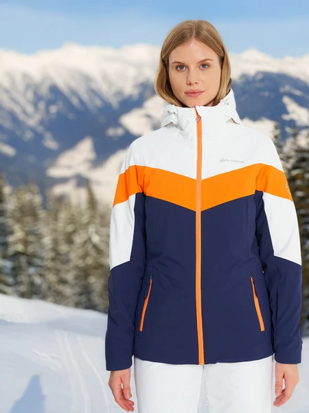 Куртка утепленная женская Glissade, синий, арт. 23451