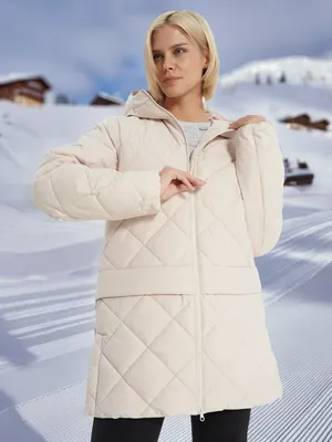 Пуховик женский Glissade, бежевый, арт. 138514GSD-T0