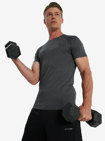 Мужская футболка Demix, серый, арт. 137766dmx-93