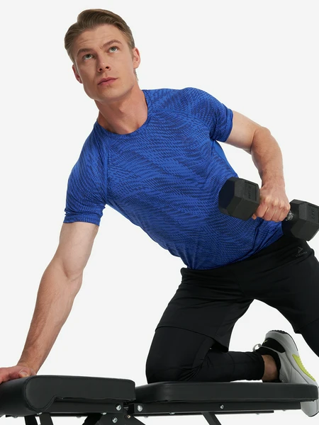 Футболка компрессионная, синий, арт. 23464