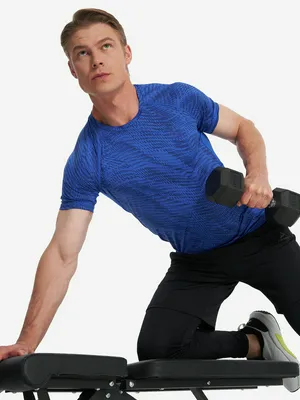 Футболка компрессионная, синий, арт. 136805DMX-M1