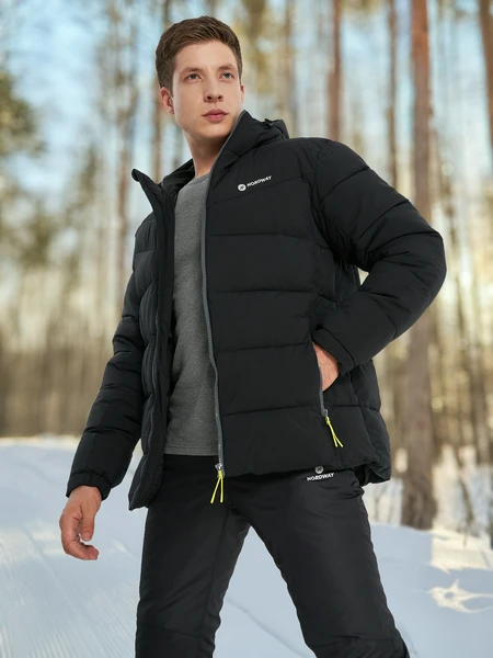 Пуховик мужской Nordway, черный, арт. 23468