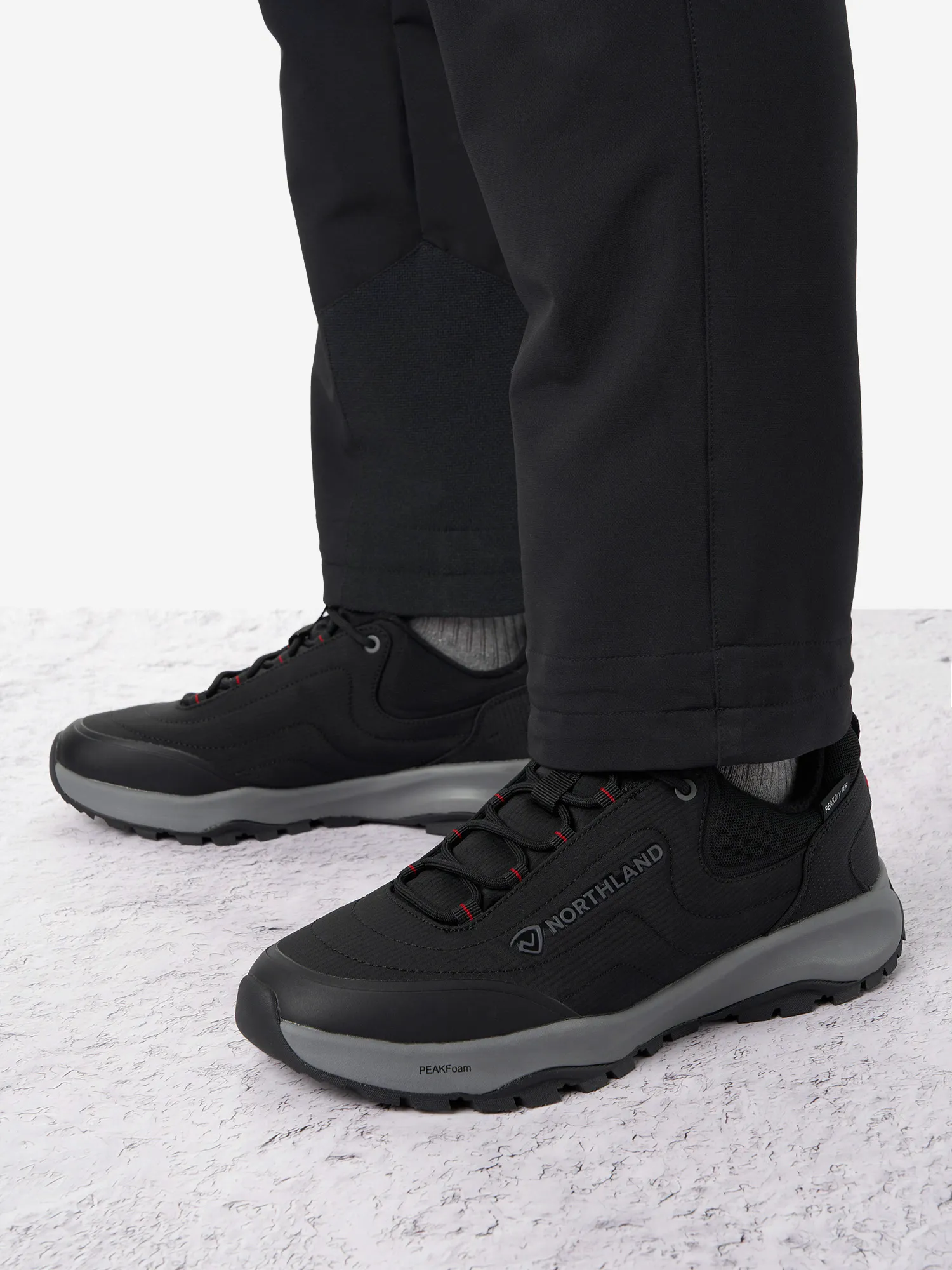 Кроссовки утепленные мужские Northland Fels Nylon Low, черный, арт. 116260n16-bh