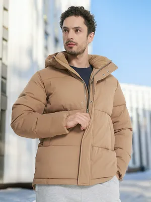 Пуховик мужской Robe di Kappa, бежевый, арт. 136861R2Y-T1