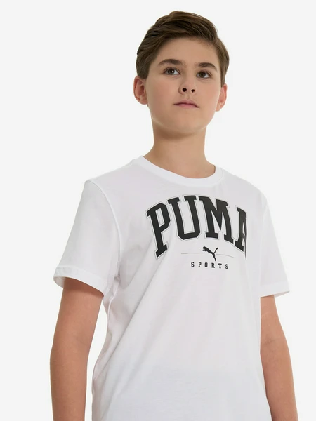 Футболка PUMA Squad Big Graphic, белый, арт. 682772p0p-02