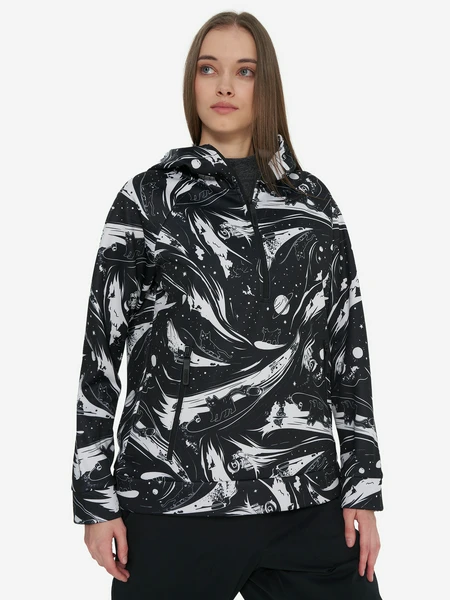 Худи женское Termit, черный, арт. 23496