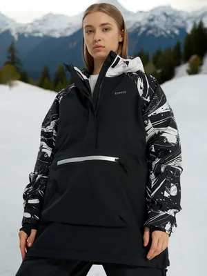 Анорак женский Termit, черный, арт. 139006TRT-BA