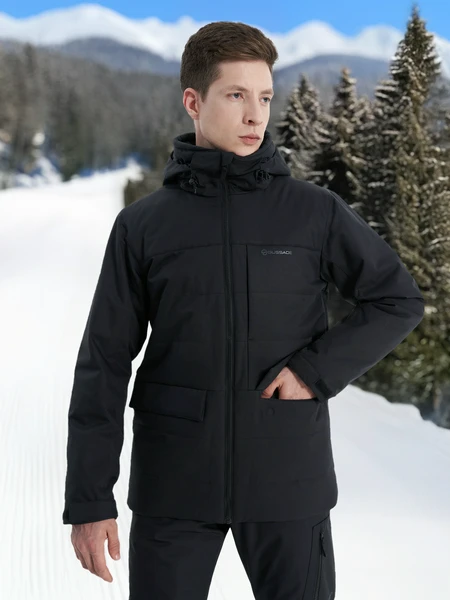 Куртка утепленная мужская Glissade, черный, арт. 23505