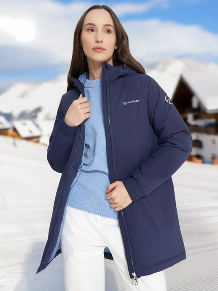 Куртка утепленная женская Glissade, синий, арт. 23511