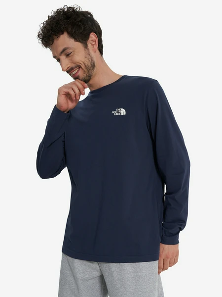 Лонгслив The North Face Simple Dome, синий, арт. nf0a87qn8k21t1k-.