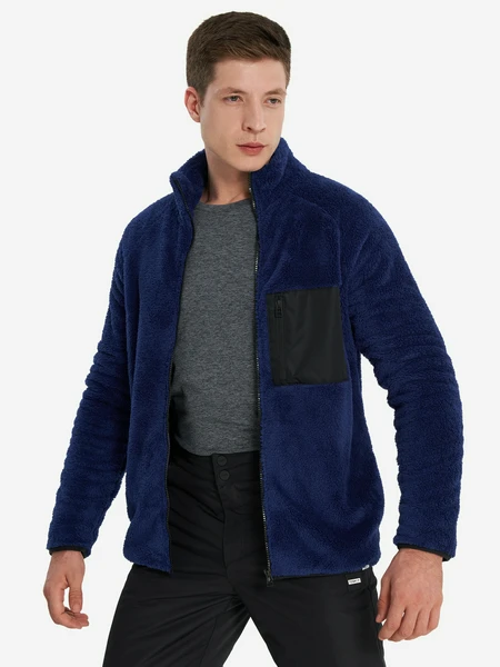 Джемпер флисовый, синий, арт. 23544