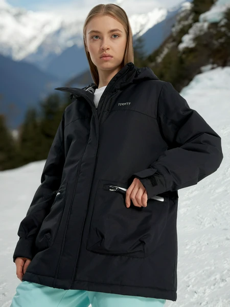 Куртка утепленная женская Termit, черный, арт. 23558