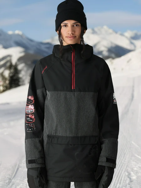 Анорак 686 Hello Kitty, черный, арт. m2w308600-hkbd