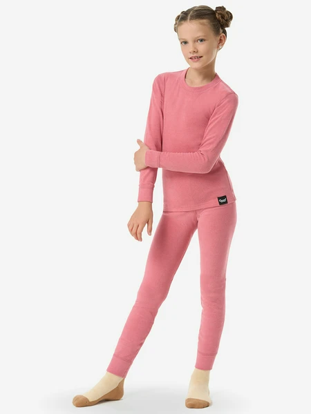 Комплект термобелья для девочек Oldos, розовый, арт. 23589