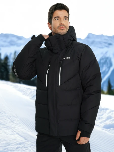 Пуховик мужской Zanier, черный, арт. 23615