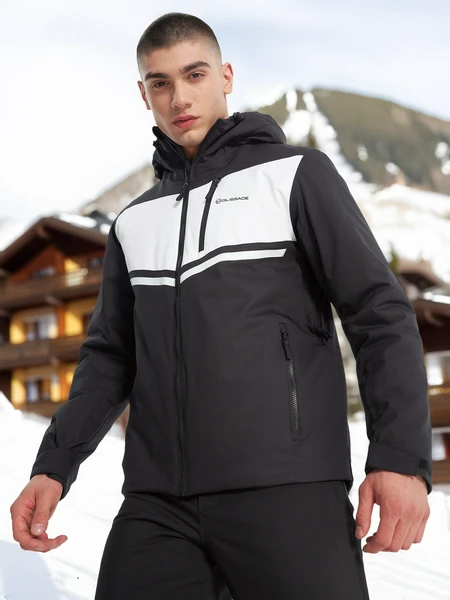 Куртка утепленная мужская Glissade, черный, арт. 23617