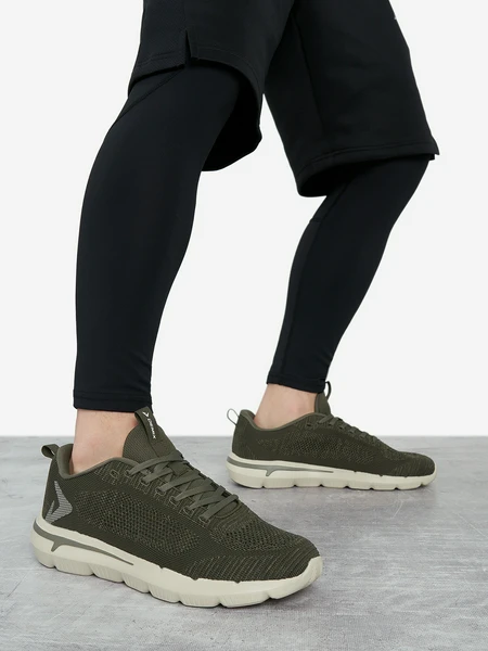 Кроссовки мужские Demix Burn Knit, зеленый, арт. 23640