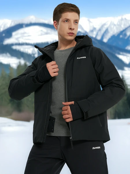 Куртка утепленная мужская Zanier, черный, арт. 23644