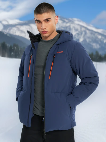 Пуховик мужской Zanier, синий, арт. 23684