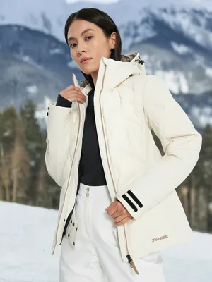 Пуховик женский Zanier, бежевый, арт. 138244Z08-01