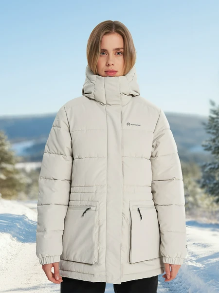 Пуховик женский Outventure, серый, арт. 23697