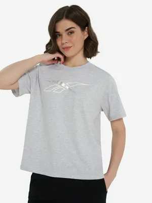 Футболка женская Reebok Brielle Crew, серый, арт. 100241159R00